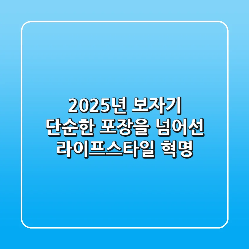 2025년 보자기, 단순한 포장을 넘어선 라이프스타일 혁명